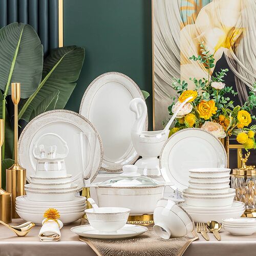 Ceramic bowls, plates, gifts, bowl accessories, Jingdezhen c
