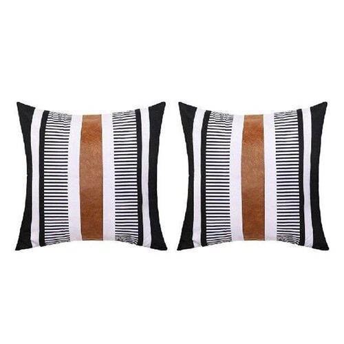2 Pcs Printed Pillow Cover Sofa Case Decorative Pillows