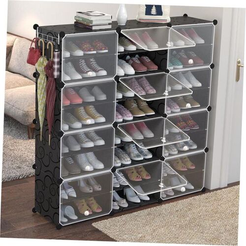Dust proof shoe rack simple combination shoe storage cabinet