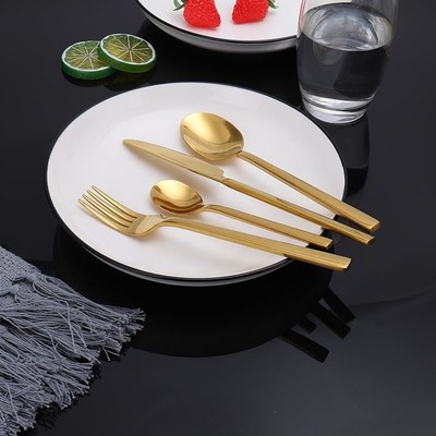 western tableware steak cutlery set knife fork spoon box set