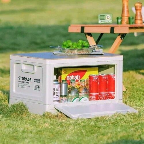 Outdoor Camping Storage Box, Portable Picnic Folding Box