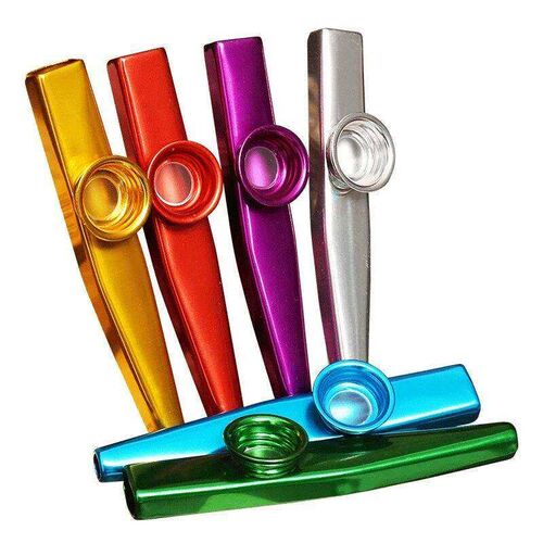 Metal Kazoos Musical Instruments Flutes Diaphragm Mouth Kazo