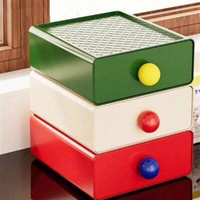 Dopamine Desk Organizer Box Large Capacity Stackable