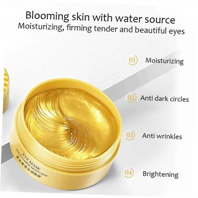 60pcs  Collagen Eye Mask Moisturizing Firming Anti Dark
