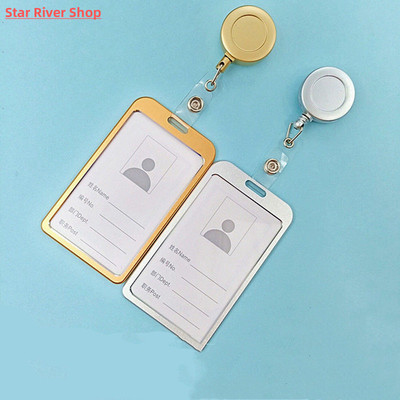 Aluminium Alloy Employee Name ID Card Cover Metal Work Ident