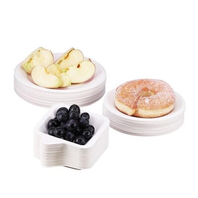 Super Rigid Extra Strong Disposable Party Paper Plates Biode