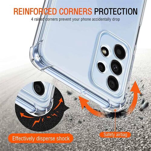 Air Bag Shockproof Clear Case for  Galaxy A52 A72 A13 A23 A3