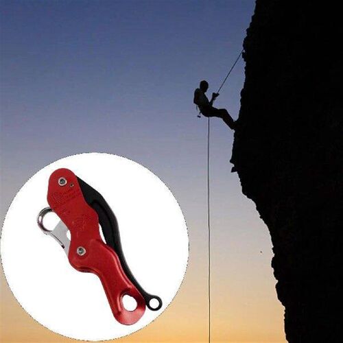Outdoor Rock Climbing Descender Self Braking Rappelling