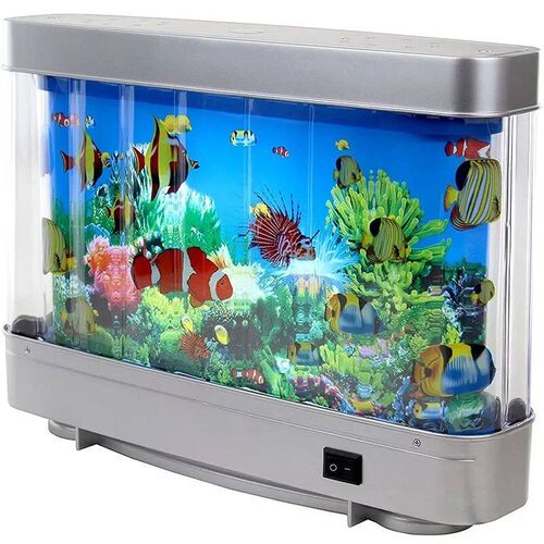 Artificial Tropical Fish Tank Lamps Aquarium Decor Virtual O