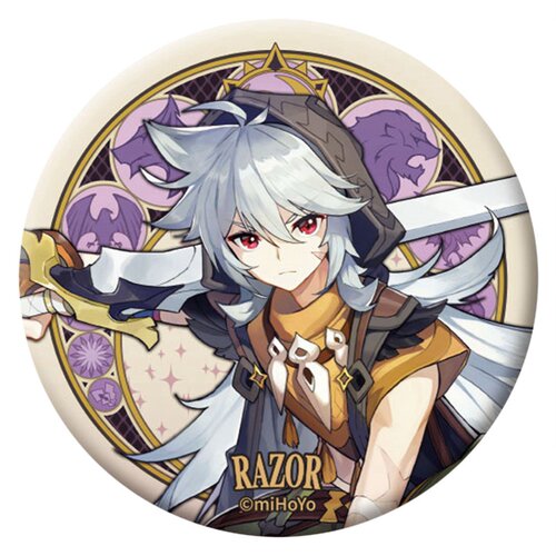 Free Shipping 58mm Online Game Genshin Impact Brooch Pin Cos