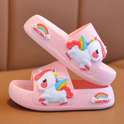 Summer Kids Home Shoes Flip Flops Baby Girls Slippers for Ch