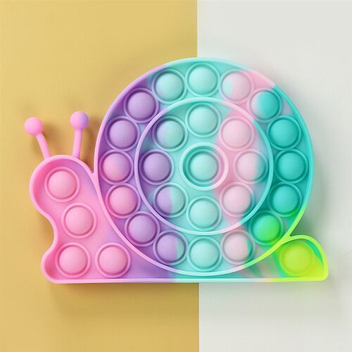 Push Pops System Bubble Hamburger Dinosaur Rainbow Toys Pop