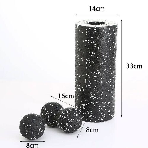 Yoga Column Yoga Roller Fitness Massage Ball Set Pilates Mus