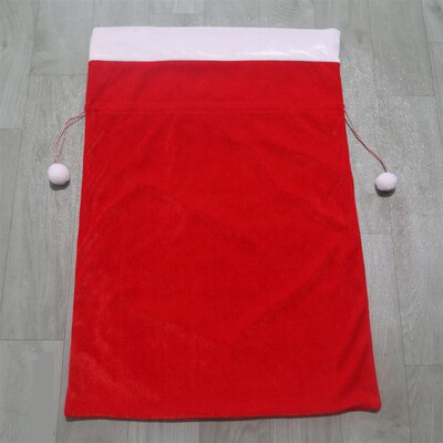 Christmas Santa Claus gift bag 50*70cm pleuche knapsack
