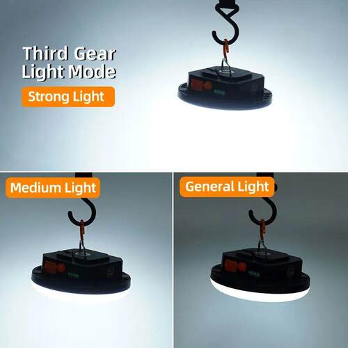 MOSLIGHTING Rechargeable Camping Lantern Portable Flashlight