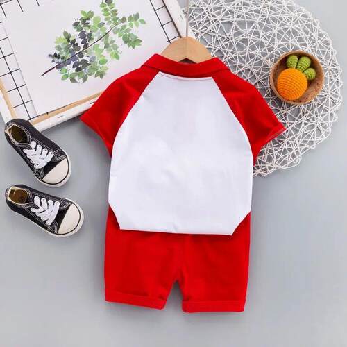 Summer Children Cotton Baby Boy Girl Clothes Cartoon Bear T