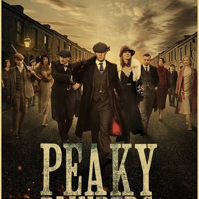 PeakyBlinders Posters Retro Kraft Paper Vintage Room Home Ba
