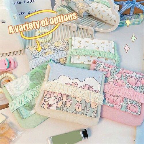 Lovely Sanitary Napkin Storage Bag Portable Cosmetic