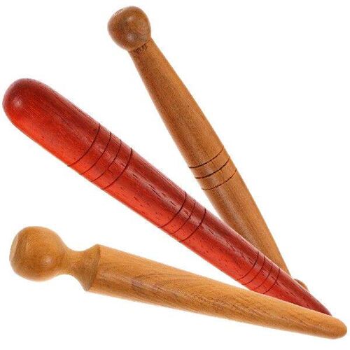 3 Pcs Wooden Acupuncture Stick Foot Reflexology Tools