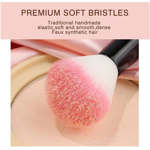 13 Pcs Pink Makeup Brushes Set Foundation Blush Powder Eyesh