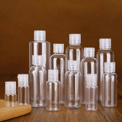 50pcs 20ml 30ml 50ml 100ml Plastic Squeeze Bottle with Flip