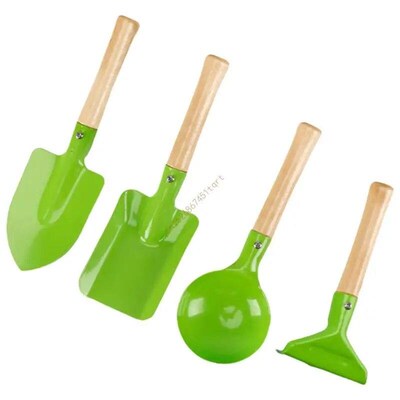 Children Friendly Sand And Garden Tool Shovel Set of 4Pieces