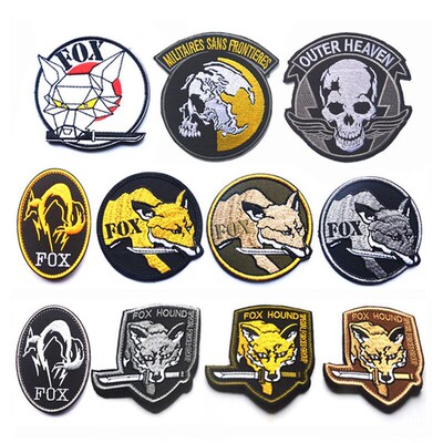 Metal Gear Solid Foxhound Emblem Patch Fox Hound Uniform er