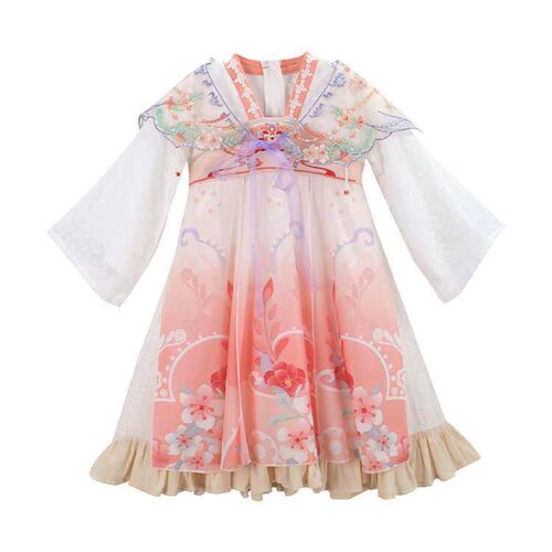 Costsize Childrens Hanfu Spring High-end Girls Baby Dress