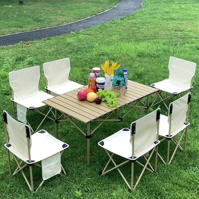 Outdoor Folding Chair Table Set Field Sketching Fishing