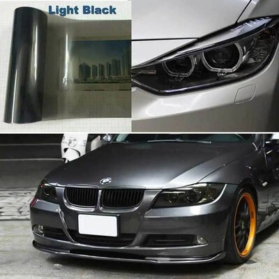 Car Headlight Tint Film Fog Light Taillight Smoke Black Tint