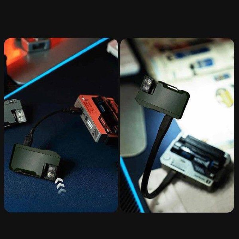 Rechargeable EDC Flashlight 400 Lumens Portable Flat Pocket图片