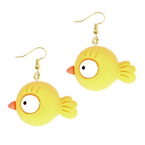 Women Earring Resin Drop Funny Custom Cute Girls Gift Eardro