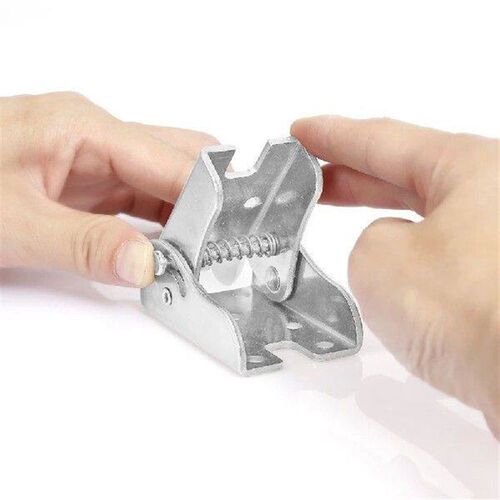 90 Degree Self-Locking Folding Hinges Steel Feet Self