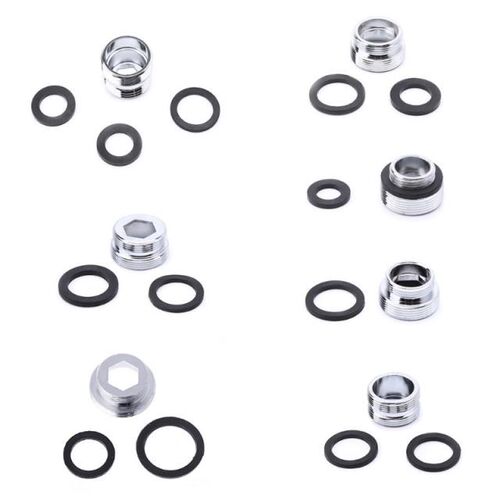 1 Pc Outside Thread Adapter&Gasket Solid Metal Adaptor Outsi