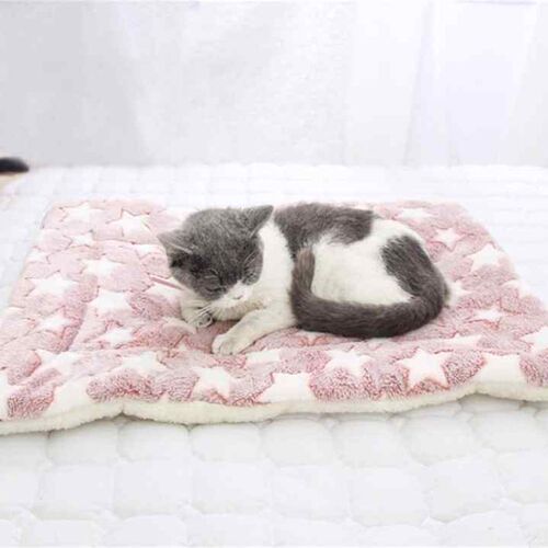Dogs Bed Soft Fleece Pet Blanket Cats Litter Puppy Sleep M
