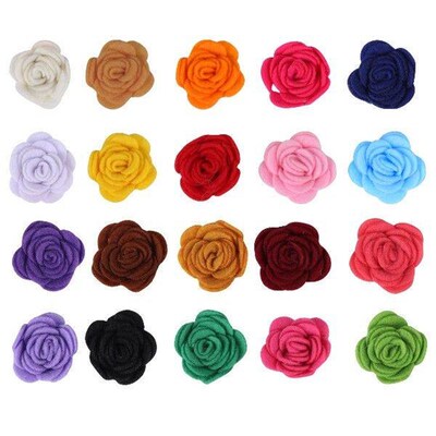 20 PCS Scrap for Girls Clothes Flower Decor