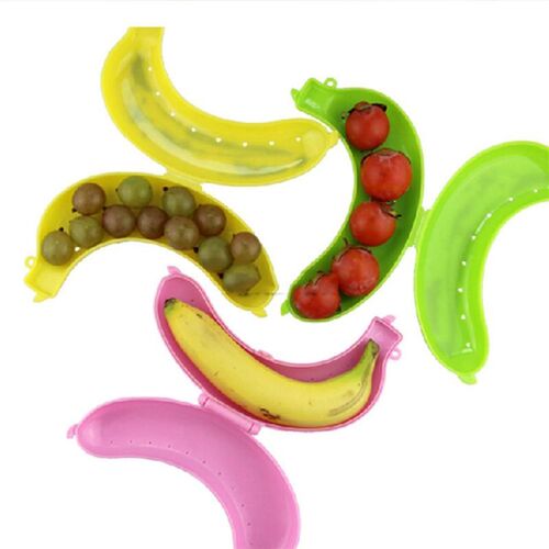 1PC Banana Trip Outdoor Travel Storage Box Cute Banana Case