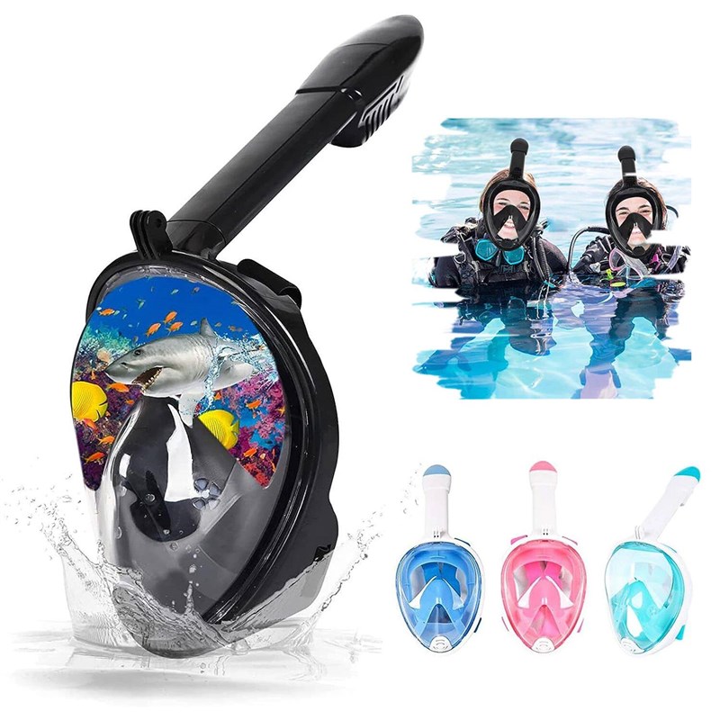 Professional Snorkeling Diving Mask Underwater Scuba Safe An - 实物图