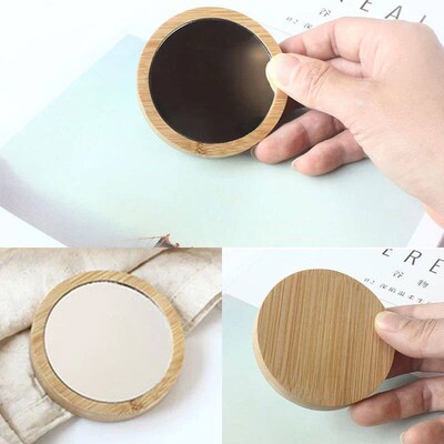10Pcs Makeup Mirror Mini Pocket Travel Small Cosmetics Hand