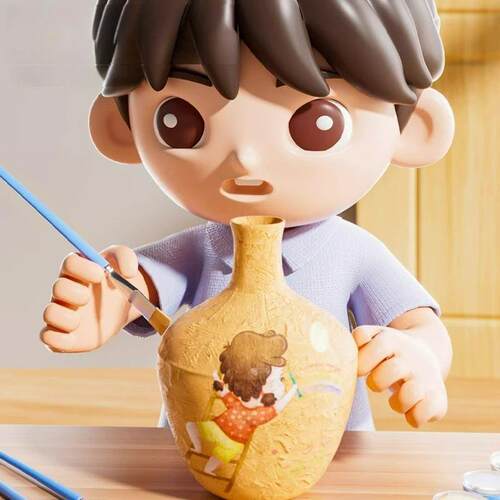DIY Kids Pottery Wheel Kit Sculpting Clay Tools Arts Supplie