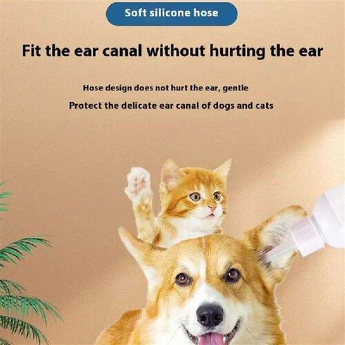 Dog Ear Cleaner Solution Pet Ear Cleaning Liquid Ear Rinse