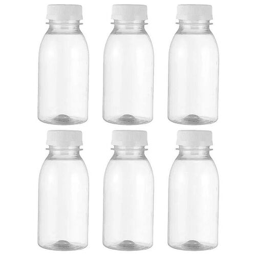 6pcs Small Plastic Bottle 100ml Milk Bottles Small Juice Bot