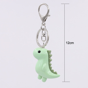 Cute Cartoon Dinosaur Key Chain Accessories High Quality Acr