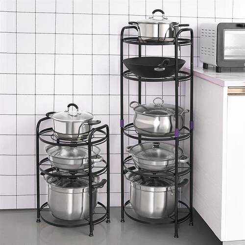 Pot+rack+Pan+rack+Organizer+Kitchen+storage+rack+Cabinet锅架