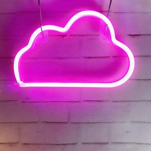 LED Cloud Design Neon Sign Night Light Art Decorative Lights