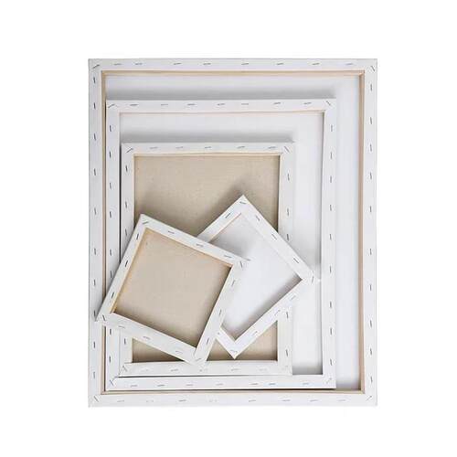 Stretched Canvas Board Painting Canvas for Oil Acrylic Paint