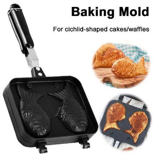 Japanese Pancake Double Pan Aluminum Alloy Double Fish