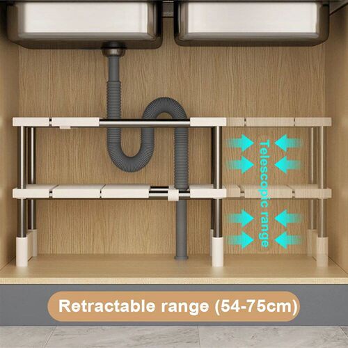 Stackable Storage Rack Wardrobe Layered Partition Rack Close