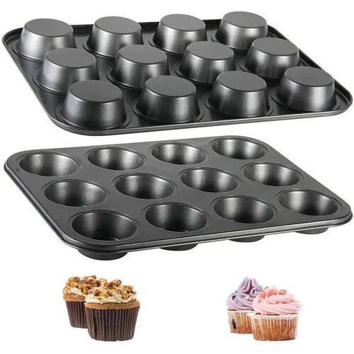6/12 Cups Square Cupcake Pan Muffin Tray Cupcake Mold Muffin
