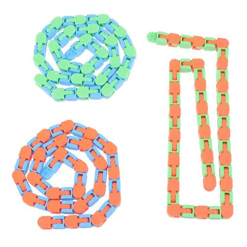 1Pcs Chain Wacky Tracks Snap Click Fidget Toys Anti Stress K